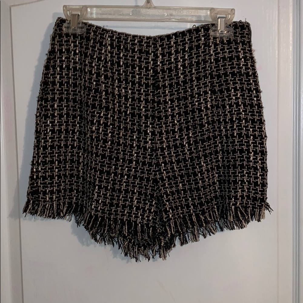 black and tan shorts